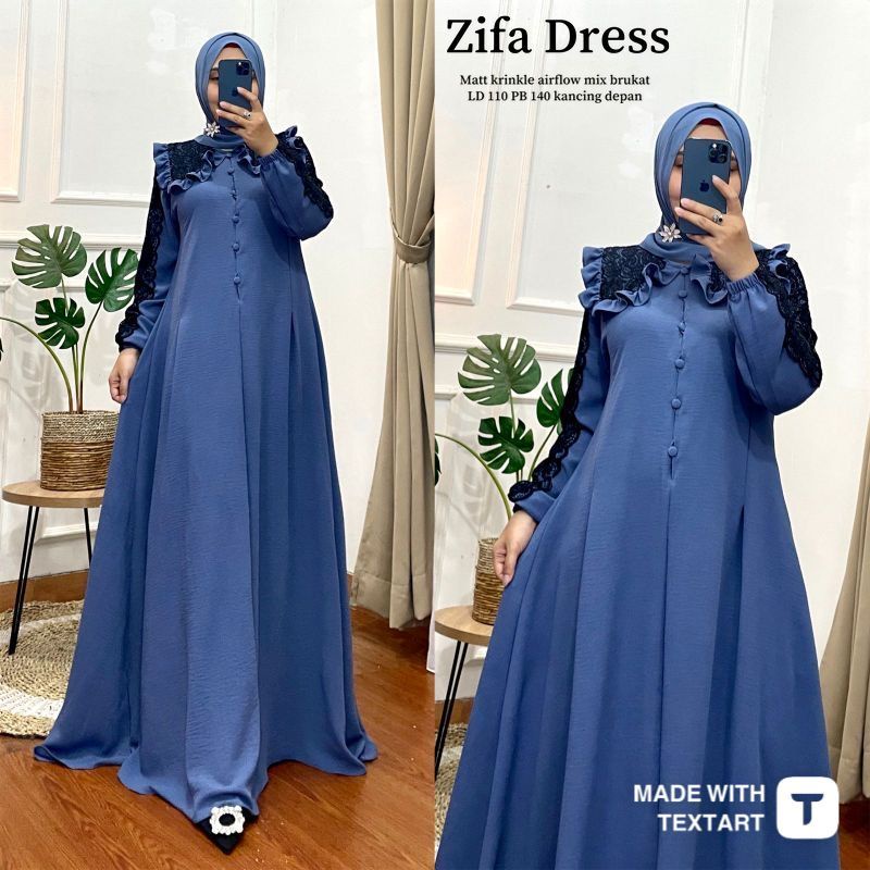 Jual ZIFA DRESS LABEL MADANI Shopee Indonesia