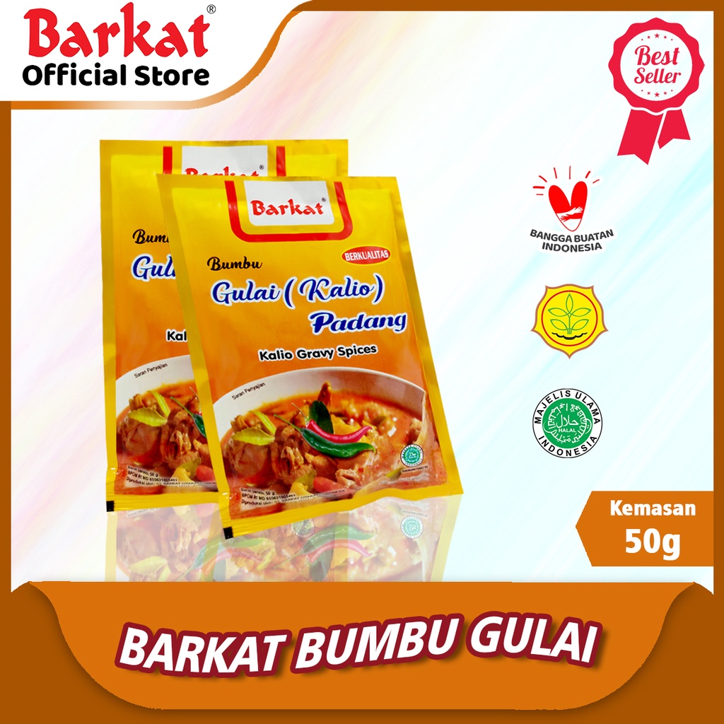 

Bumbu Gulai Kambing/Ayam Padang Asli Minang Bubuk Isi 50 Gram Khas Padang Sejak 1939