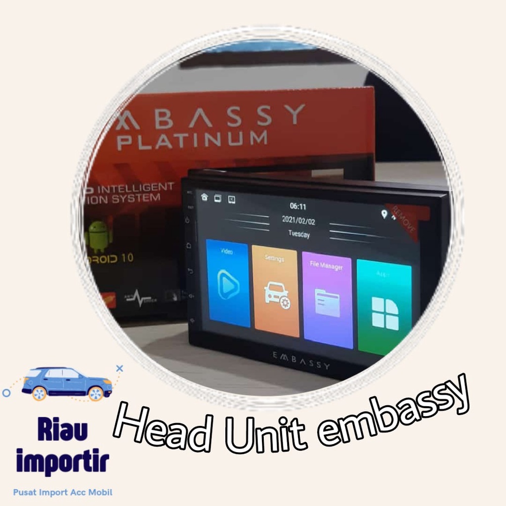 Car ANDROID Head Unit Embassy 7" Inch 2/32 GB