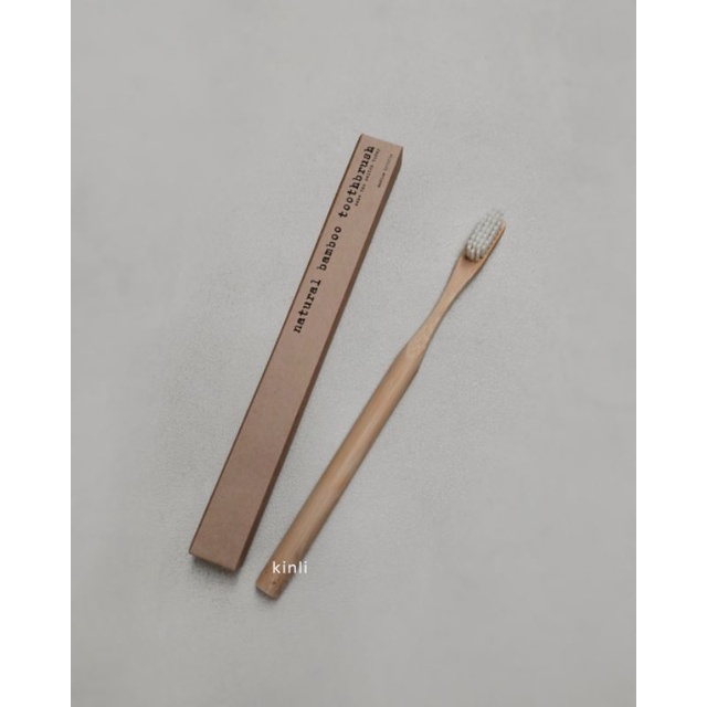 bamboo toothbrush premium eco friendly biodegradable sikat gigi bambu