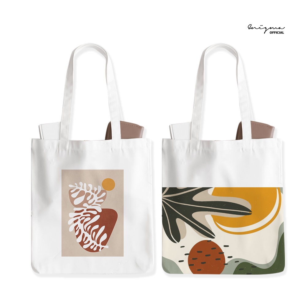 PROMO TOTEBAG KANVAS TAS WANITA AESTHETIC ORIGINAL ENIGMA