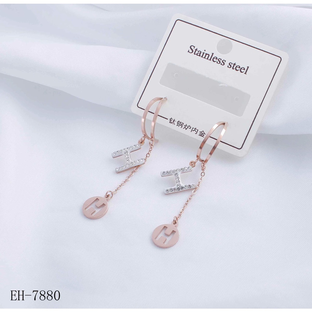 Anting Titanium Permata Perhiasan Wanita 7850/7880