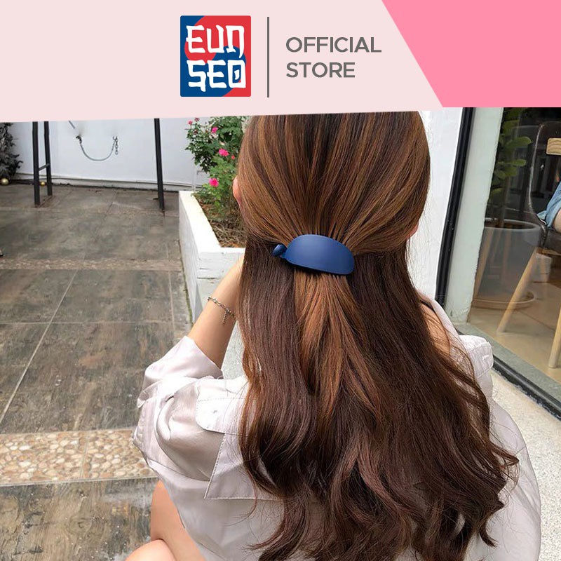 EUNSEO Jepit Rambut Pisang Warna Doff 8cm Jepitan Ponytail Jedai Fashion Korea Premium