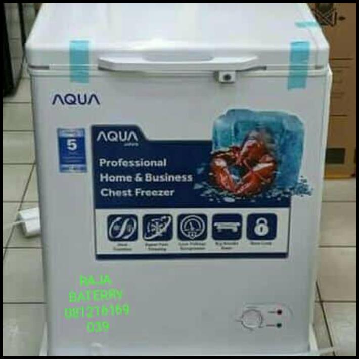 Promo Chest Freezer Box Aqua Aqf 100W 100Liter Garansi Resmi