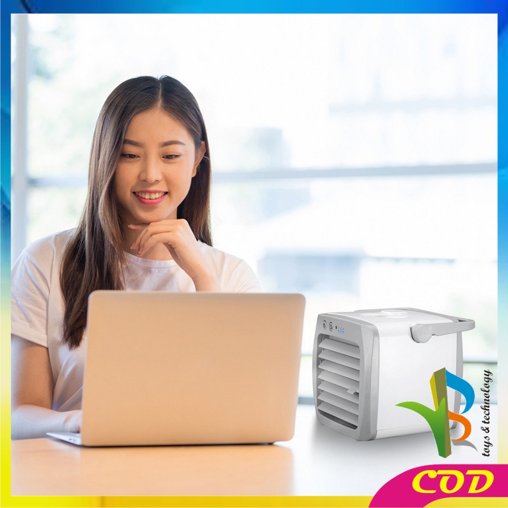 RB-C646 Air Cooler AC Mini Pendingin Ruangan USB Rechargeable Portabel / Pendingin Udara Kecil Travelling Import