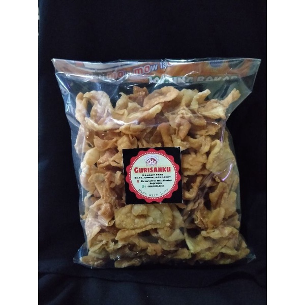 

Pangsit Bawang Legendaris/Keripik Pangsit/pangsit bawang 250gr-1kg/pangsit mie ayam/pangsit baso