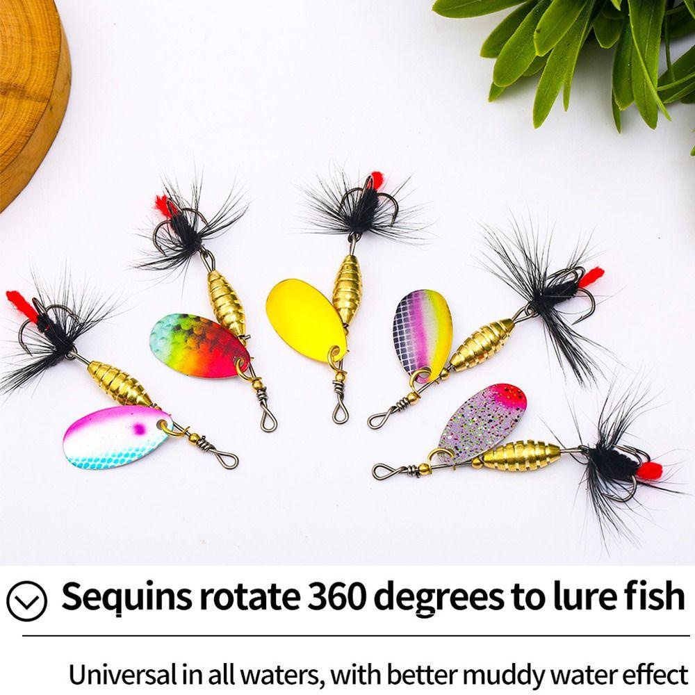 Top 2pcs/set Umpan Pancing 3.7g/5.3g Sequin Umpan Engkol Logam