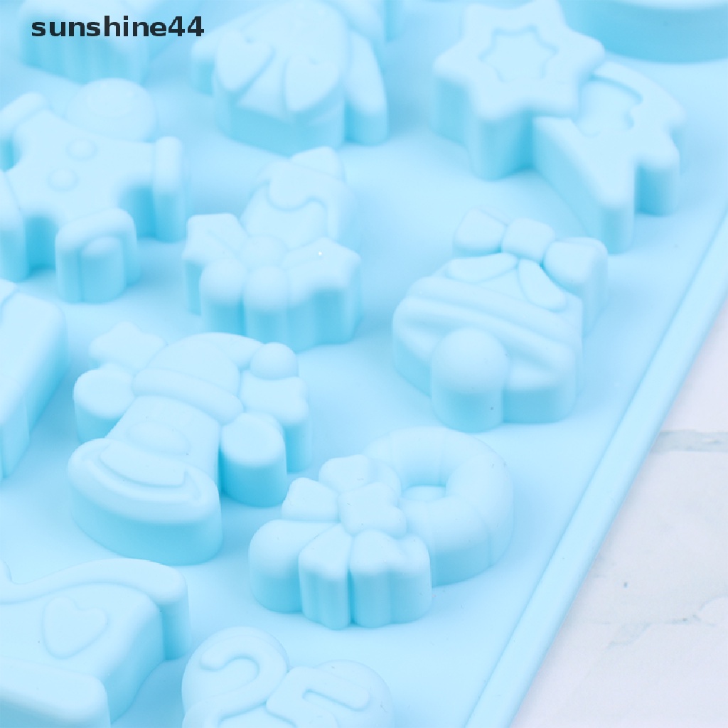 Sunshine 1Pc Cetakan Kue Diy 25 Lubang Bahan Silikon Anti Lengket