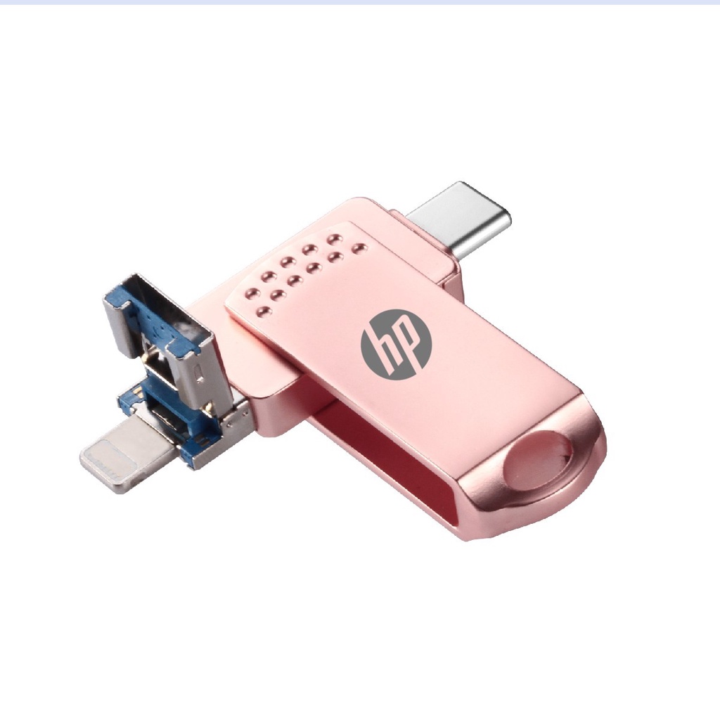 Hp 3in1 OTG USB Pendrive Flash Drive Eksternal Untuk iPhone / iPad / Komputer / Laptop / PC 1TB