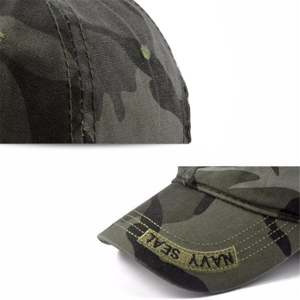 Topi Baseball Adjustable Gaya Army Untuk Pria