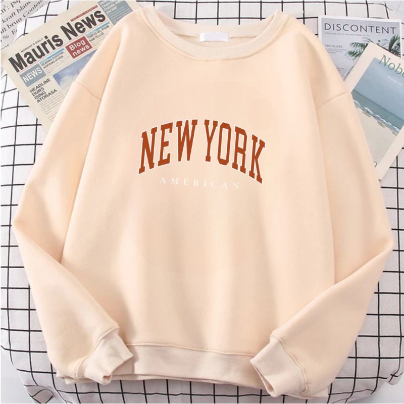 Basic Sweater Dewasa New York American