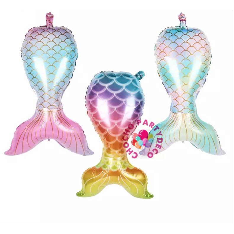 Balon Foil Ekor Putri Duyung / Mermaid Tail