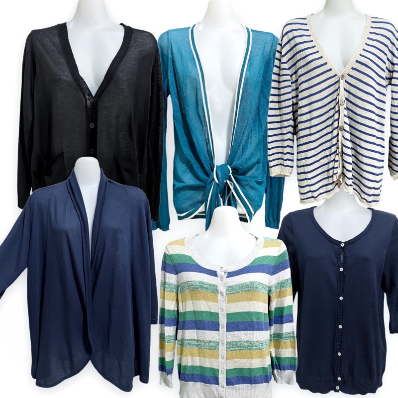 RAJUT TIPIS OUTER CARDIGAN KNIT LUARAN