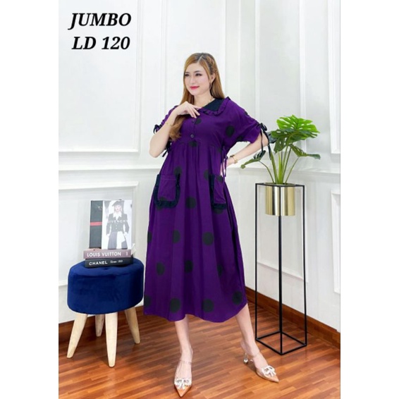 Daster Rayon Jumbo Cewek Kekinian Terbaru Busui Kancing Depan Lengan Pendek