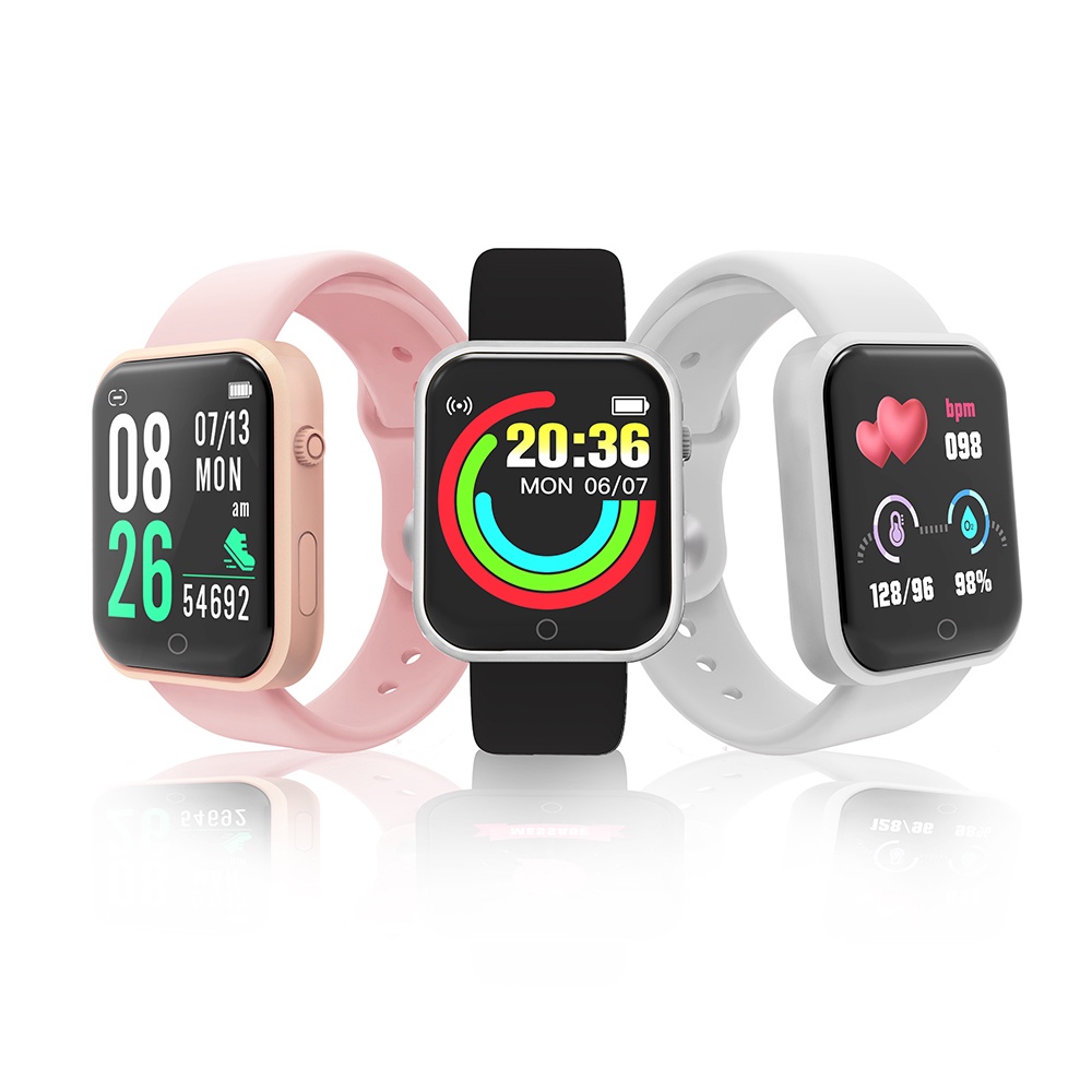 SKMEI Smartwatch Sport Fitness Tracker Heart Rate - D20L - Black