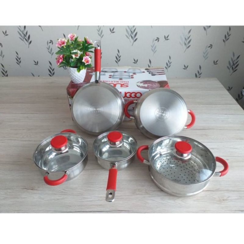 Suggo Panci Set Evans 8 Pcs