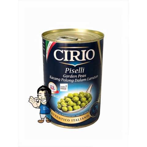 

Cirio Piselli Garden Peas- Kacang Polong 410 g