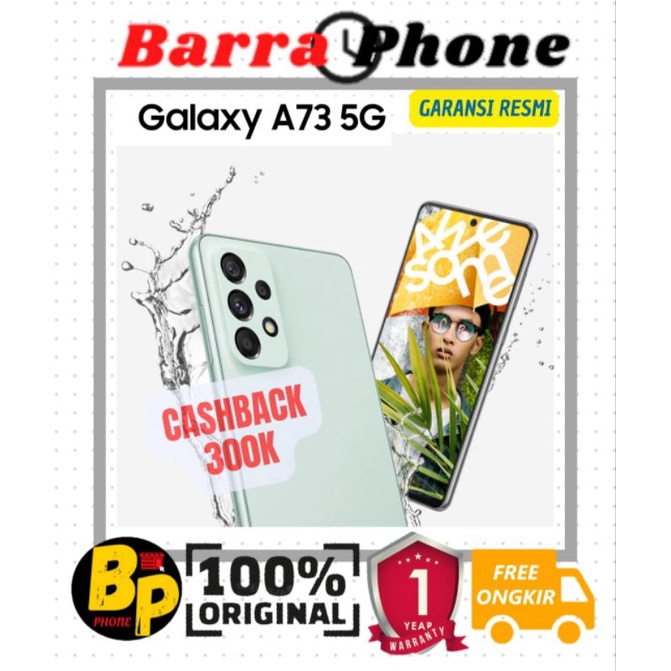 Samsung A73 5G 8/256GB Garansi Resmi