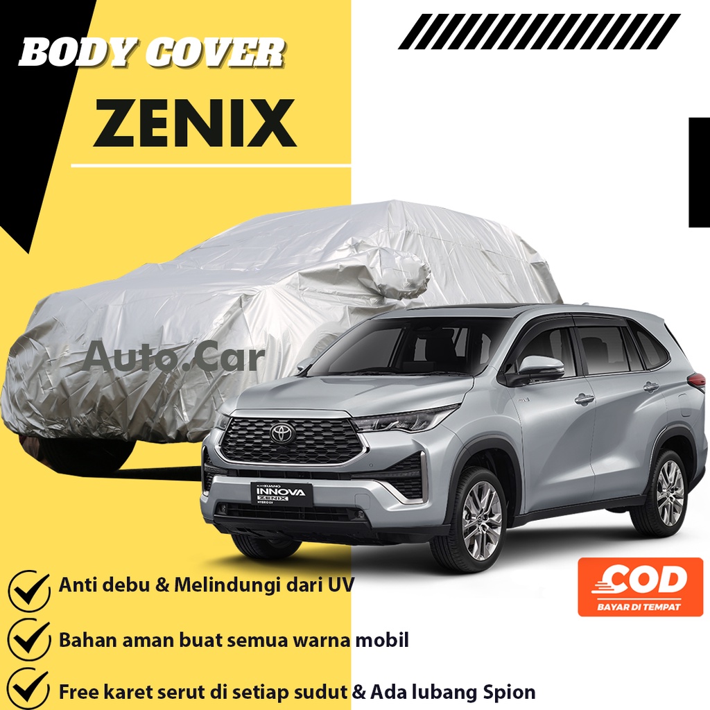 Body Cover Mobil Innova zenix Sarung Mobil innova zenix/kijang innova zenix/kijang innova/inova/innova lama/innova venturer/innova reborn/kijang long/kijang innova lama/kijang innova reborn/kijang innova venturer/kijang krista/kijang lgx/kijang extra/sgx