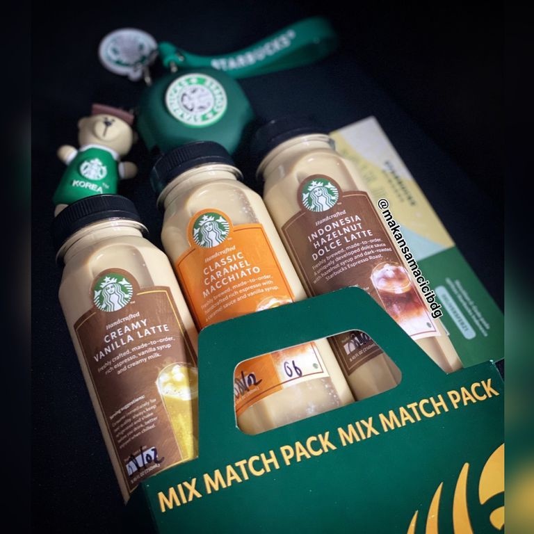 

READY CIKARANG 02 NOV 2024 - KOPI STARBUCKS COFFEE PACKAGE 6 X 250 ML MIX MATCH PACK OLEH OLEH BANDUNG VIRAL SALE PROMO PAKET HADIAH BOLU CAKE LEGIT PIA ROTI PIE COOKIES PASTRY LAPIS BIRTHDAY CAKE KUE ULANG TAHUN KULINER CEMILAN DESSERT CROISSANT CROFFLE