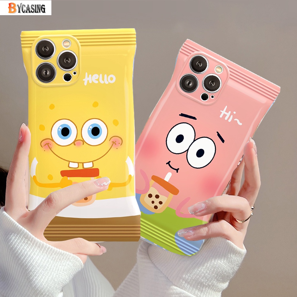 Soft Case TPU Motif Spongebob Untuk Samsung A04s A13 A03 A23 A03s A32 A22 M32 A12 A31 A02s A21s A10S A20 A52 A52s A51 A71 A53