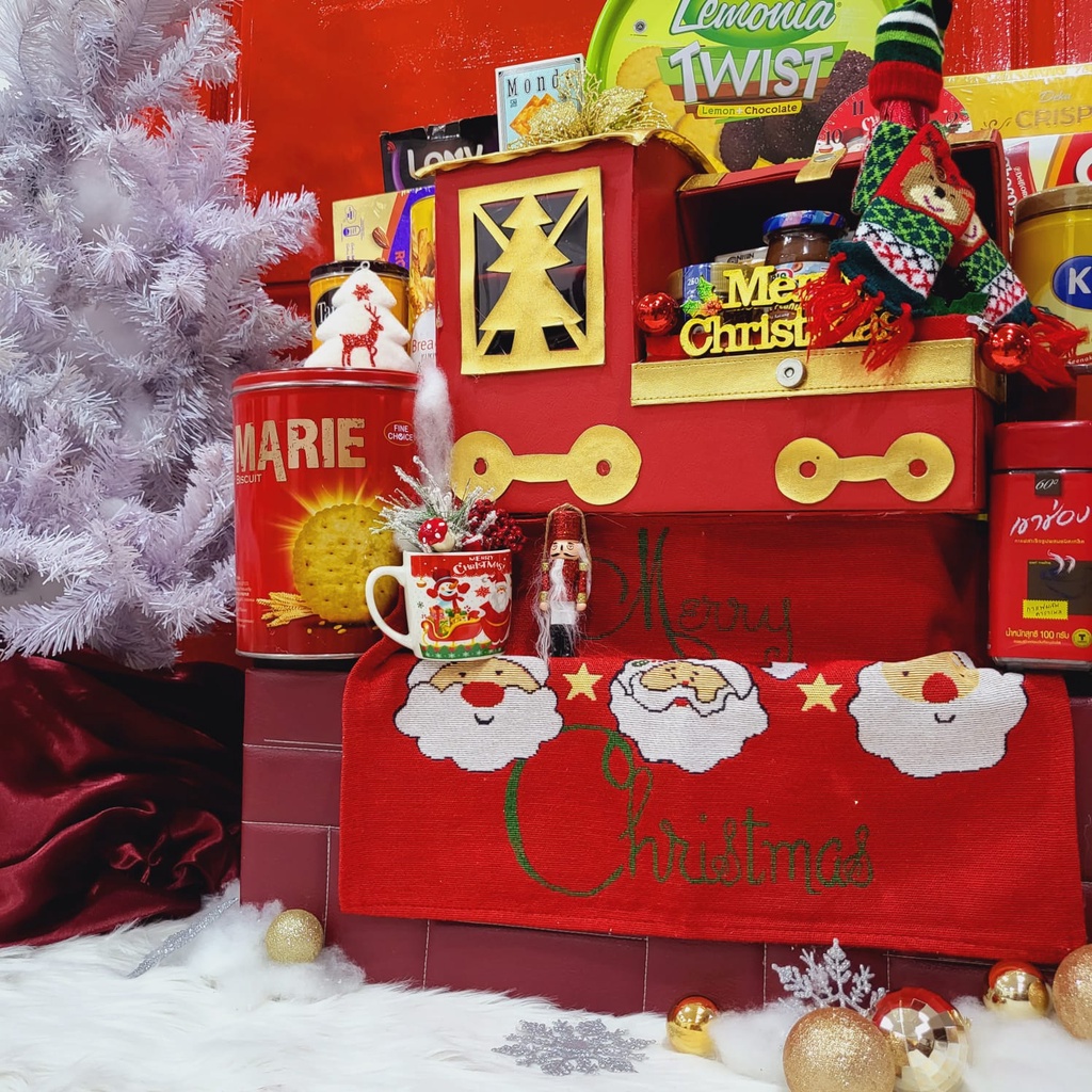

Paket Dekorasi Hampers Natal Christmas Parcel Hadiah Kue Kering 304