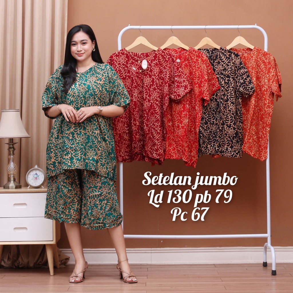 SETELAN KULOT JUMBO BUSUI RAYON PREMIUM/SETELAN JUMBO