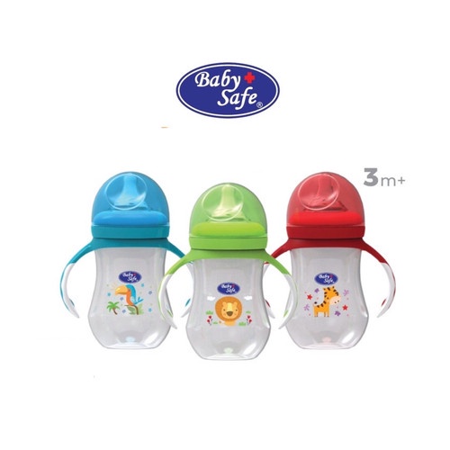 Baby Safe Fedding Bottle With Milk Flow System 3m+ Botol dot 260 ml