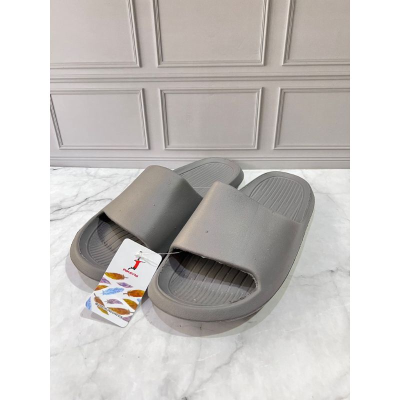 Sandal Slop Selop Polos Inkayni Pria Laki-Laki Kualitas Export