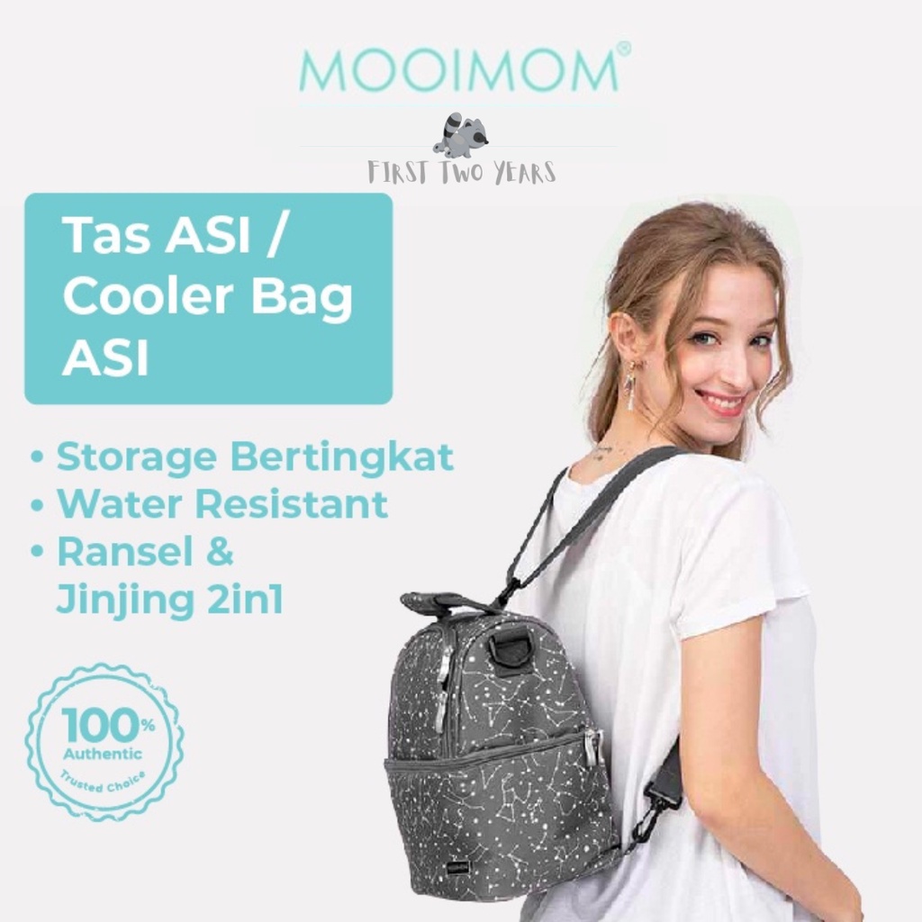 MOOIMOM - Cooler Bag / Tas ASI Ransel Jinjing Sling / Diaper Bag