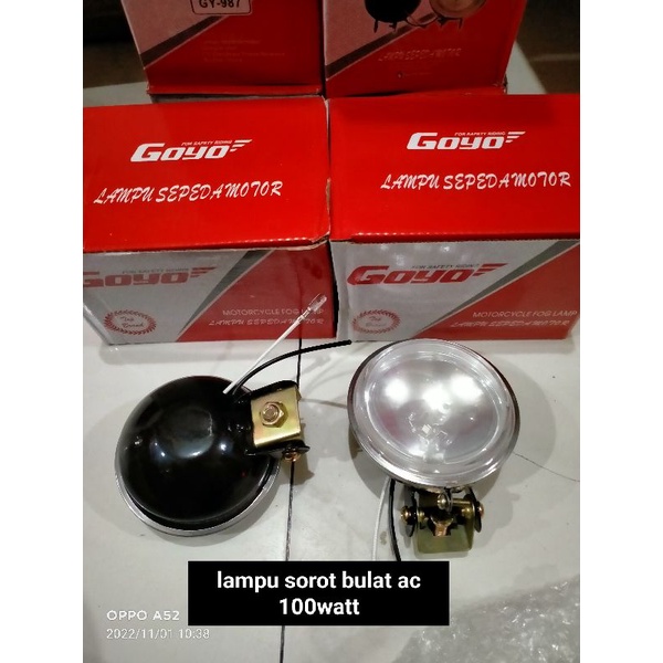lampu sorot tembak bulat ac 100watt universal motor n mobil