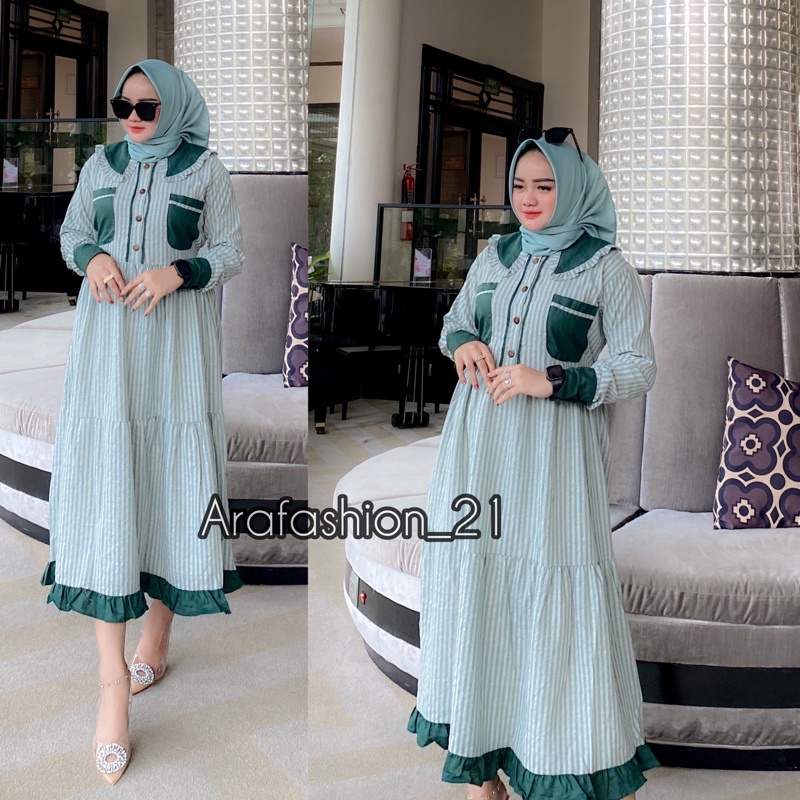 Midi Dress Shaqueenara By TRQ