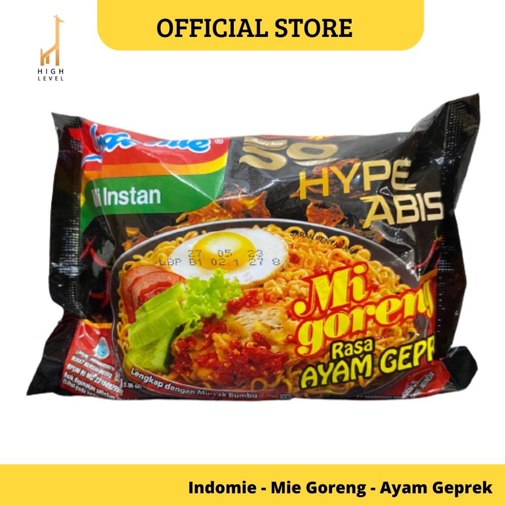 

Indomie Goreng Rasa Ayam Geprek Hype Abis 85gr