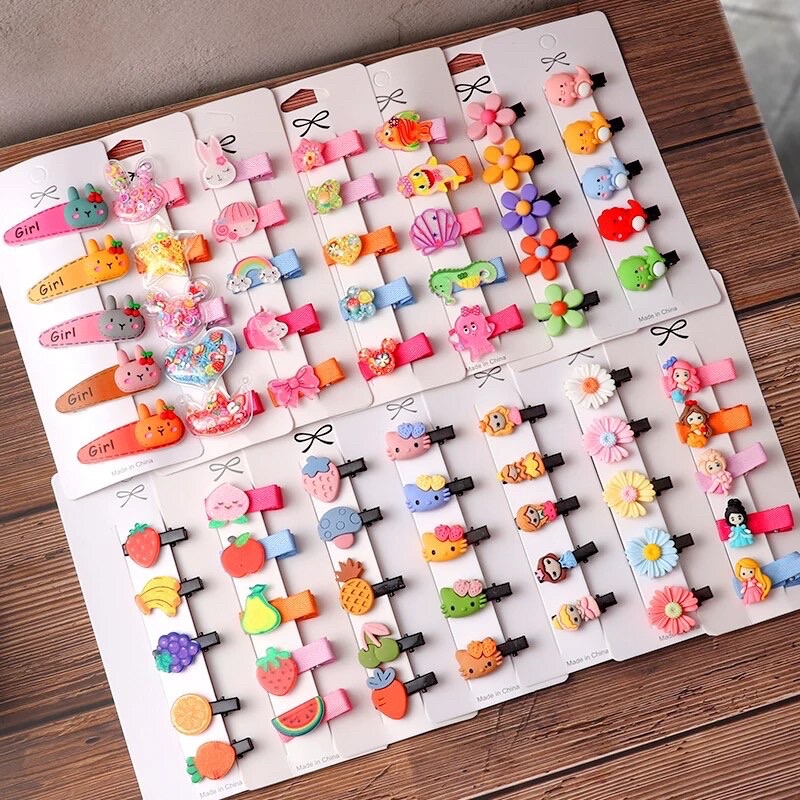 5PCS / SET JEPIT RAMBUT ANAK KOREA HAND MADE / JEPITAN RAMBUT LUCU ANAK MODEL KOREA