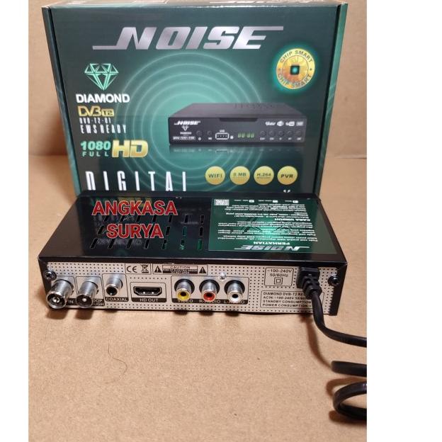 STB TV DIGITAL NOISE SET TOP BOX NOISE DIAMOND DVB T2 01 - STB01-DUS HIJAU