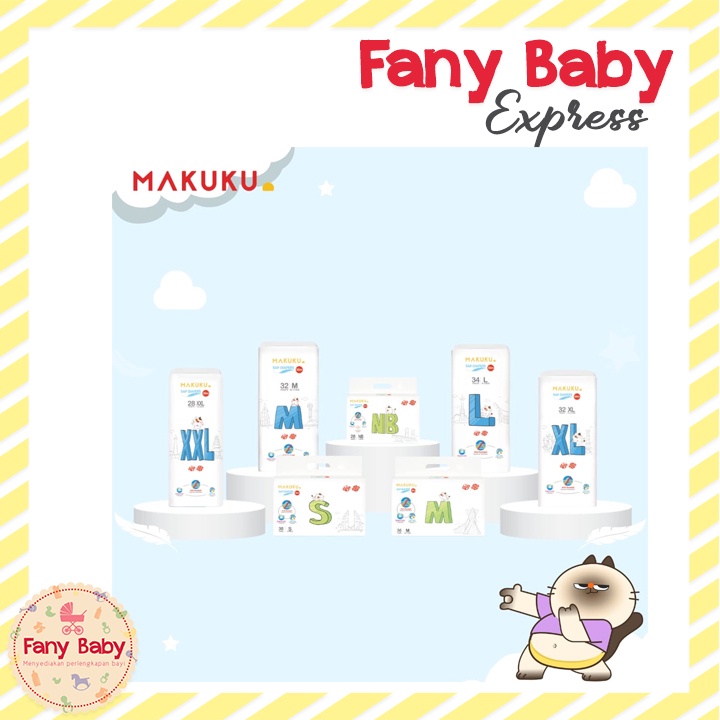 MAKUKU SAP DIAPER PRO SERIES SLIM PANTS - TAPE / (POPOK)