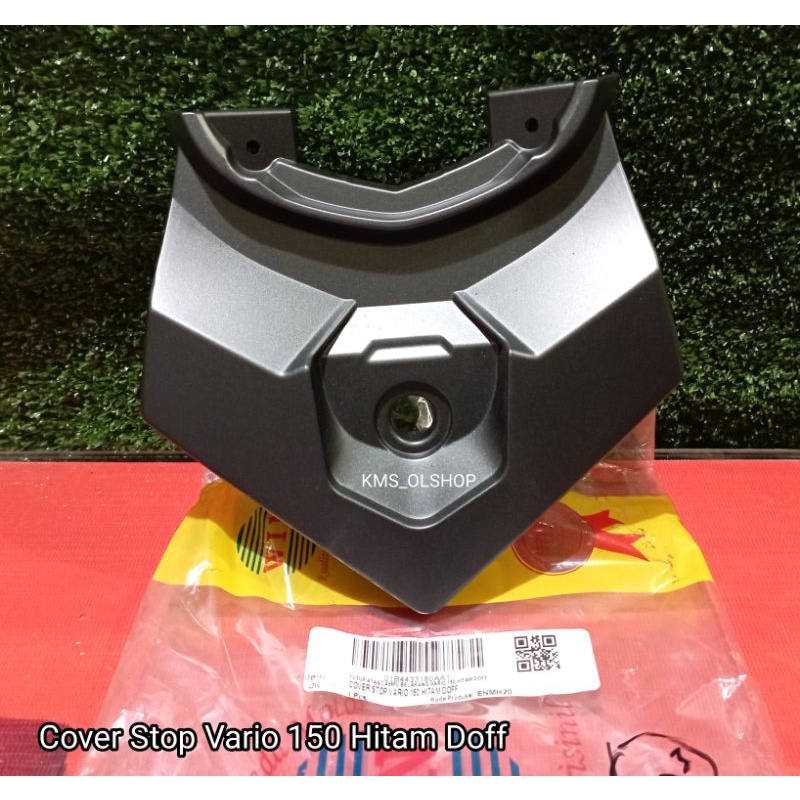 Cover Stop Tutup Atas Lampu Belakang VARIO 150 Hitam Doff Merek WIN