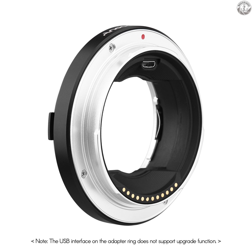 Andoer EF-GFX Camera Lens Adapter Ring Auto Focus Replacement for  EF-mount Lens to FujiFilm GFX-mount MED-format Cameras GFX100 GFX50S GFX50R