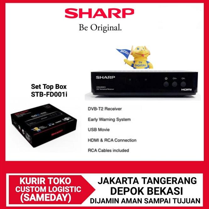 Sharp Set Top Box Stb-Dd001I Digital Tv Receiver Stb Dvb-T2