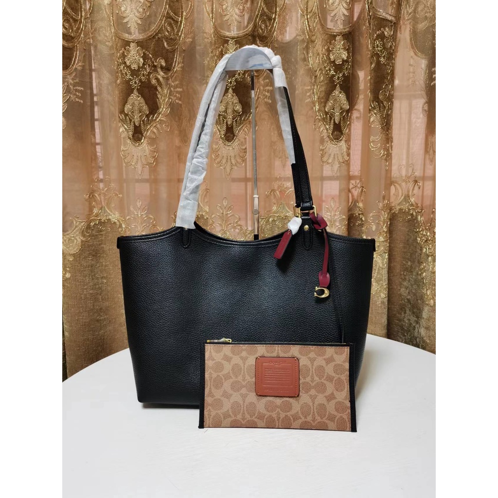 COACH 6337 coach Tote with Removable Pouch Women Handbag Shopping Shoulder Bag   gwd