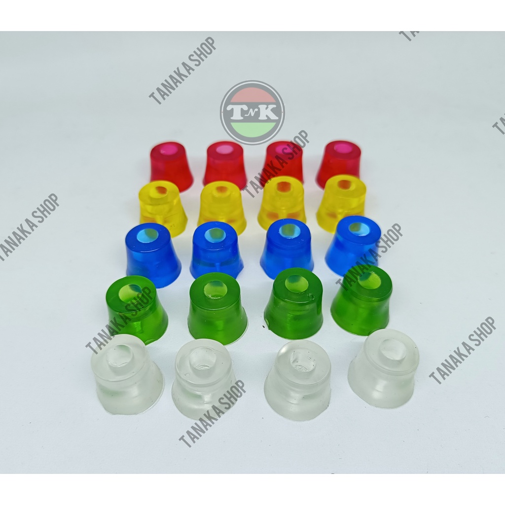 Kaki Tebok Bahan Karet Isi 4 Untuk Sangkar Kandang Burung Murai Plus Baut, Kaki Tebok Sangkar