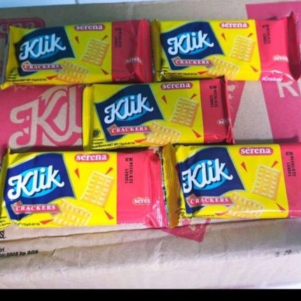 Roti Klik Umpan Memancing / Biskuit klik isi 5 / Roti Klik Umpan Mancing