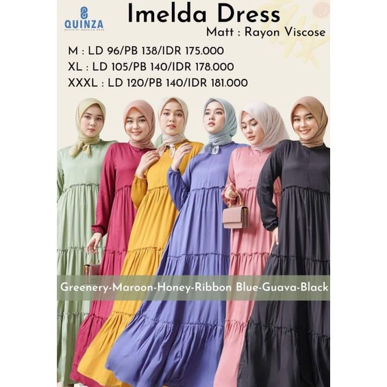 Imelda dress by Quinza