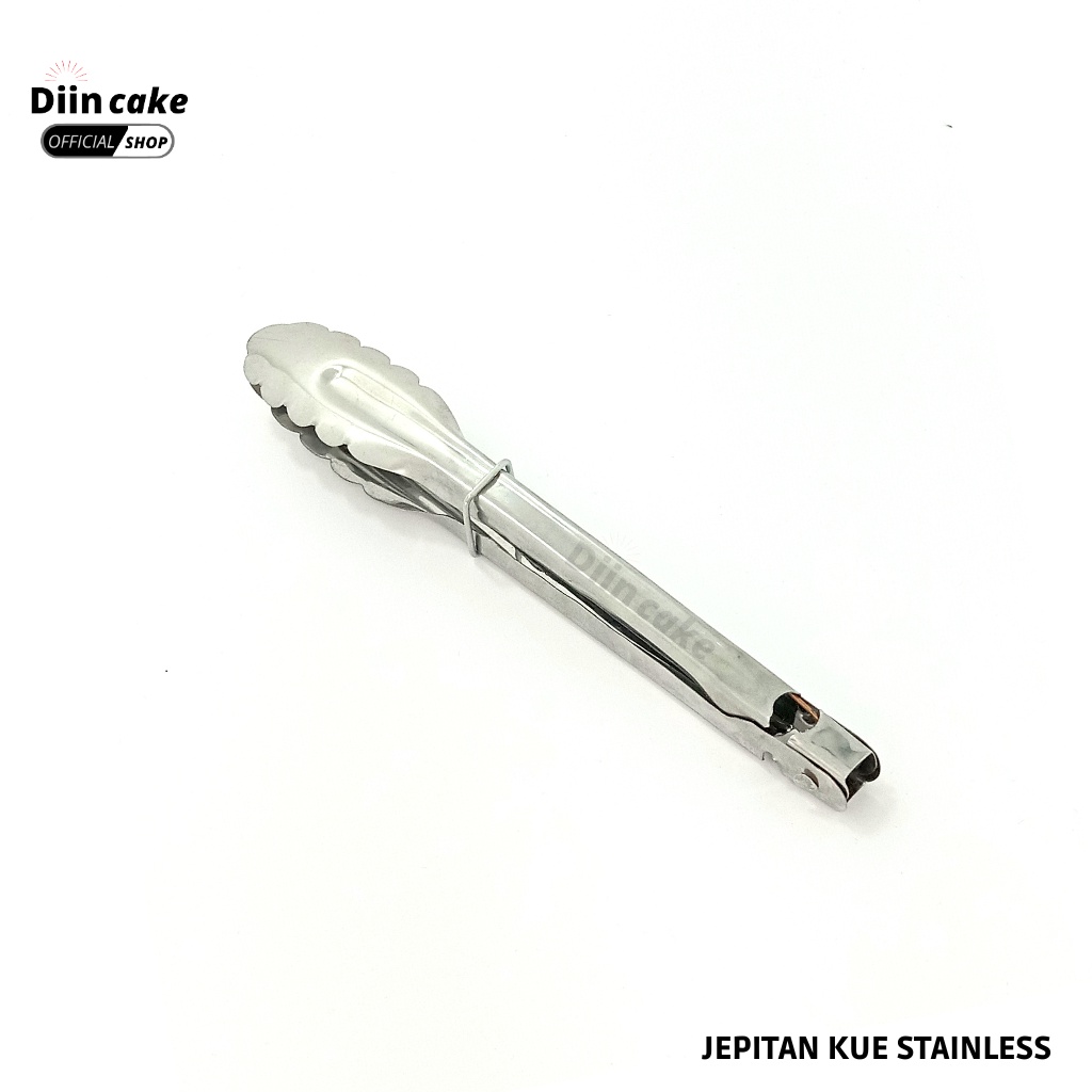 Jepitan Pir Stainless / Capit Kue / Pencapit Gorengan 7 inch