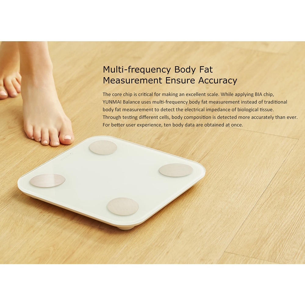 YUNMAI MINI 2 - Smart Intelligent Body Fat Scale - Timbangan Pintar