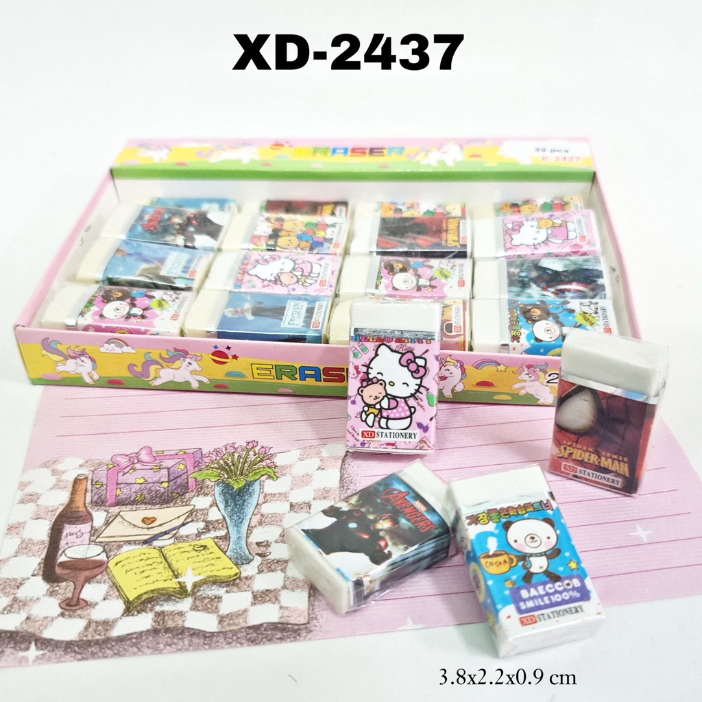 

SOS Penghapus XD Segi Fancy (32pc)/Stip/Eraser