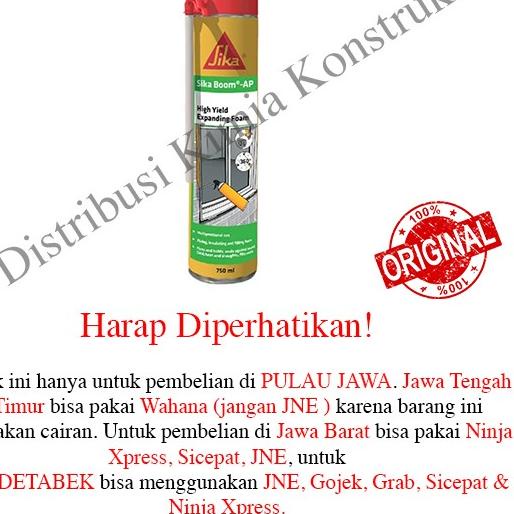 

SIKABoom AP - Expanding Foam Polyurethane Sika Boom Busa PU 750ml