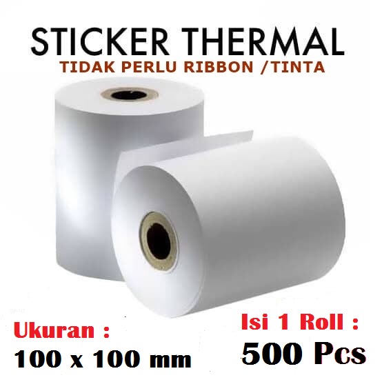 

Kertas Thermal Ukuran 100x100 mm