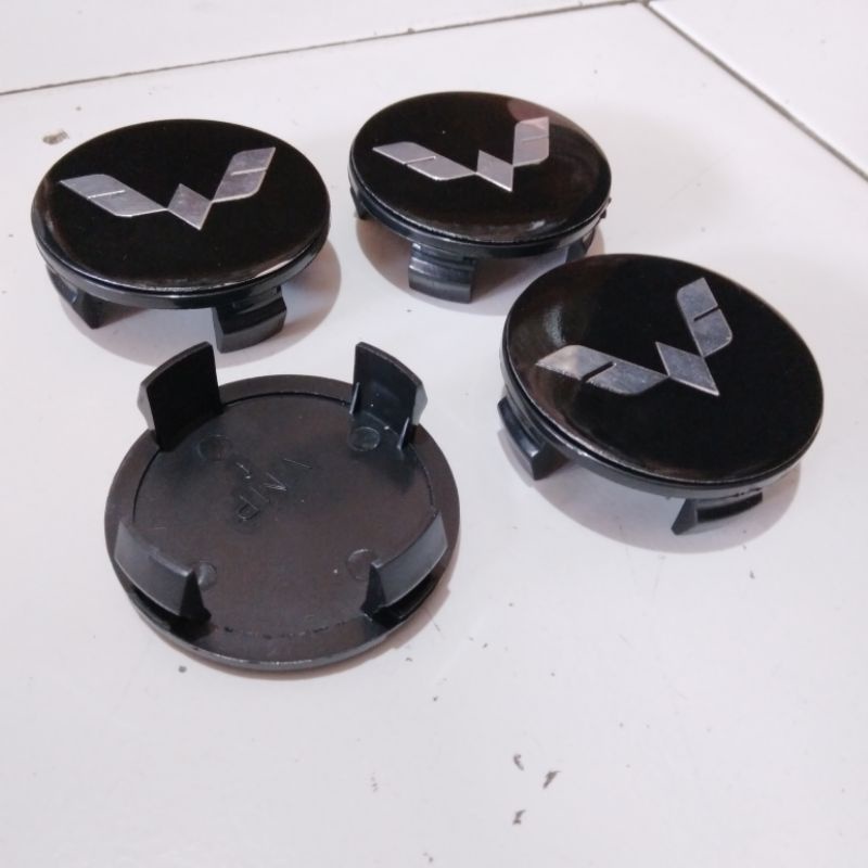 dop roda tutup velg as roda wuling ukura luar 6.3cm kaki 6 cm harga satuan.