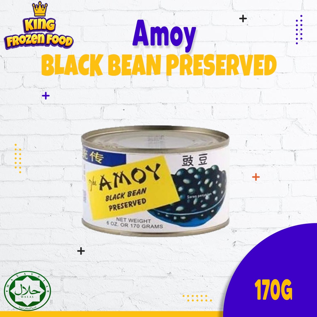 Amoy Black Bean Preserved 170G